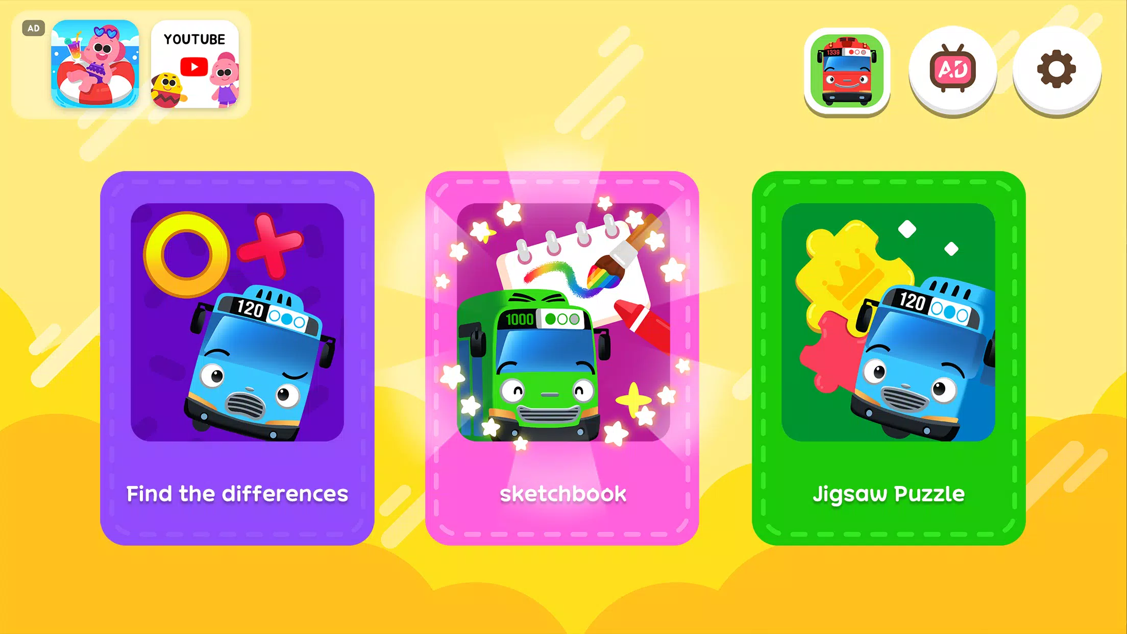 ภาพหน้าจอ Tayo Coloring & Games 1