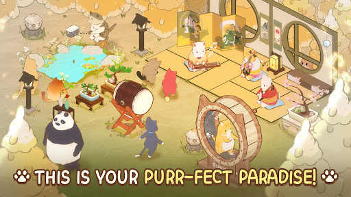 ภาพหน้าจอ Cat Garden Food Party Tycoon 4