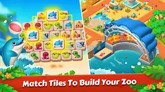 Zoo Tile - Match Puzzle Game ảnh chụp màn hình 3