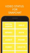 Video Status For SnapChat स्क्रीनशॉट 3