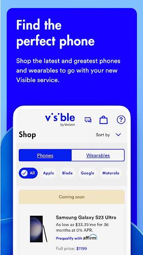 Visible mobile экрана 2