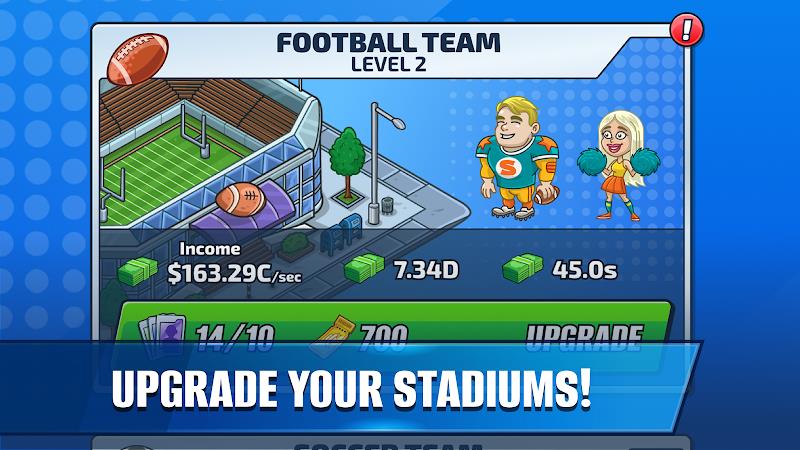 Sports Playoff Idle Tycoon Captura de tela 3