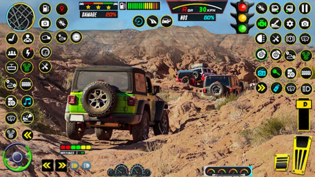 US Suv Jeep Driving: 4x4 Games ကိုဖန်သားပြင်1