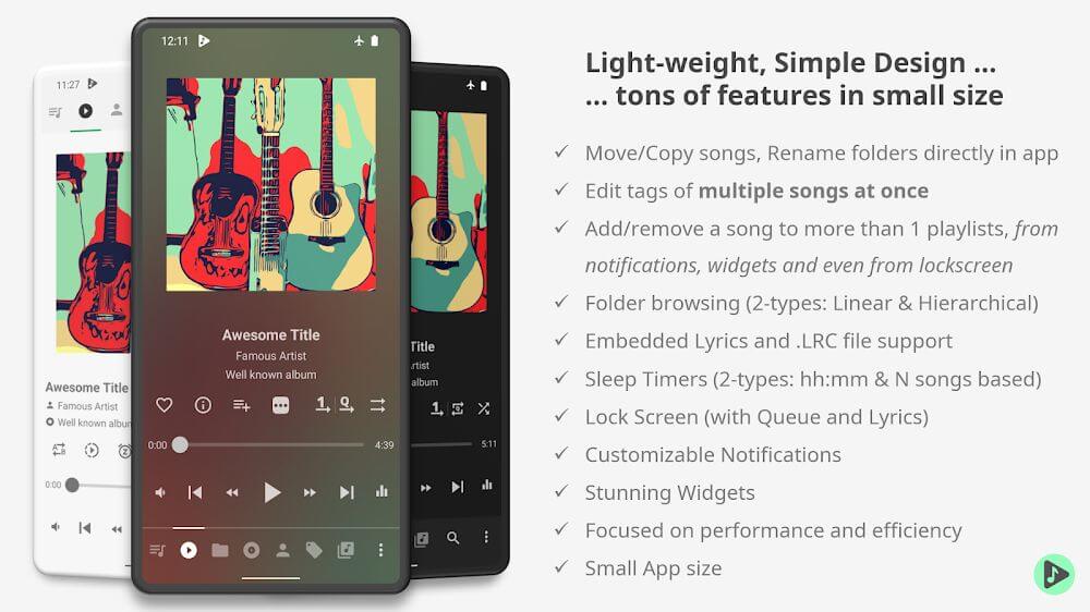 ภาพหน้าจอ Musicolet Music Player Mod 1