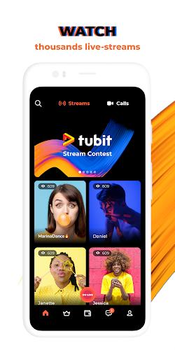 Tubit: Live Stream Video Chat Captura de pantalla 1