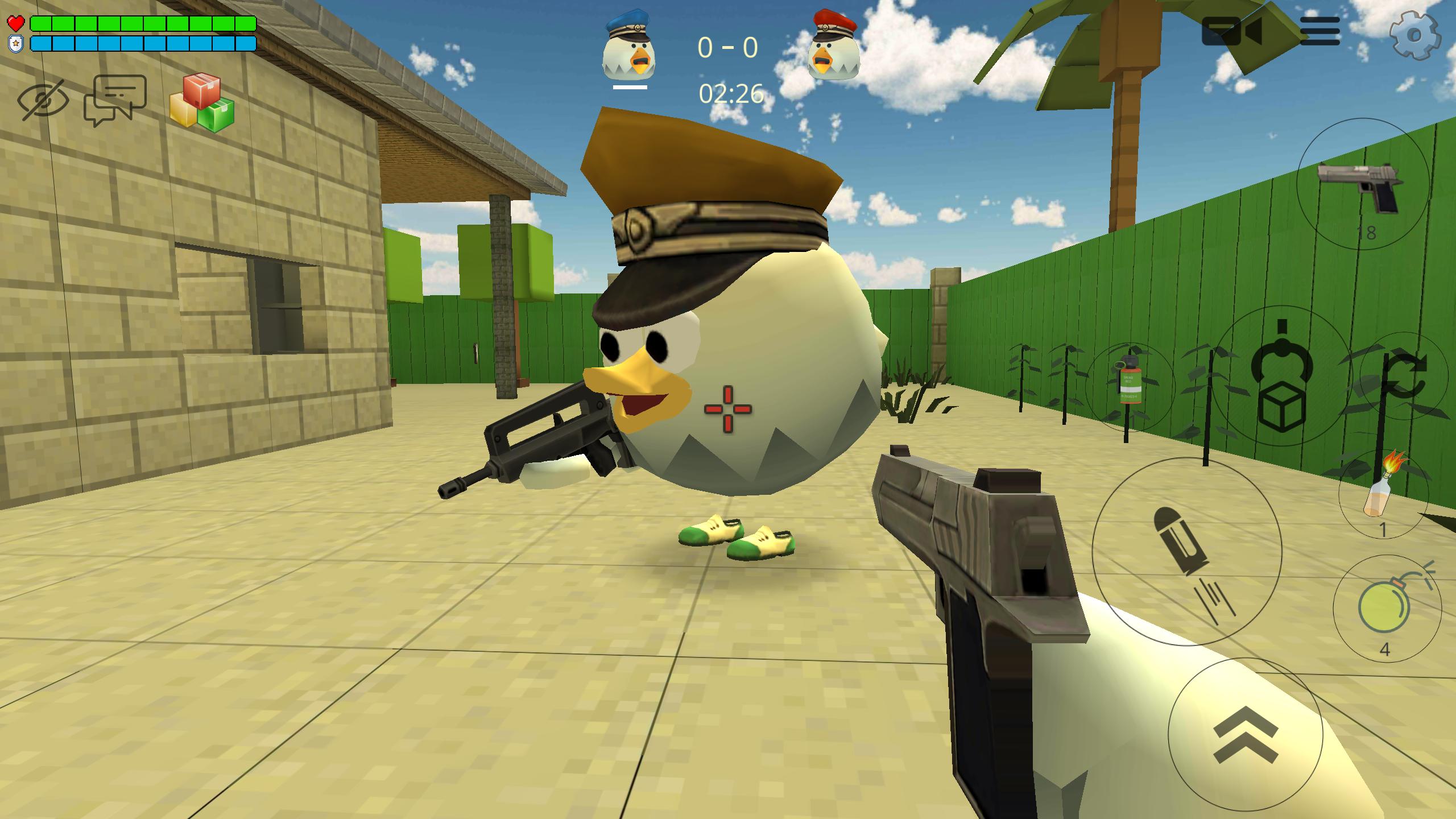 Chicken Gun fps shooter online captura de pantalla 2