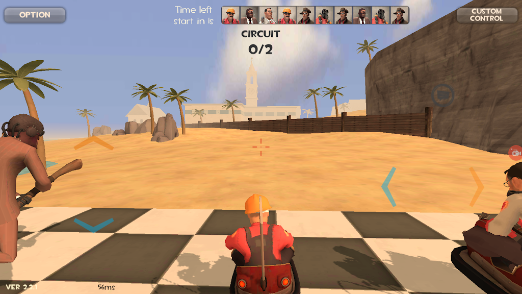 Team Kart Fortress TF2 Mobile экрана 1