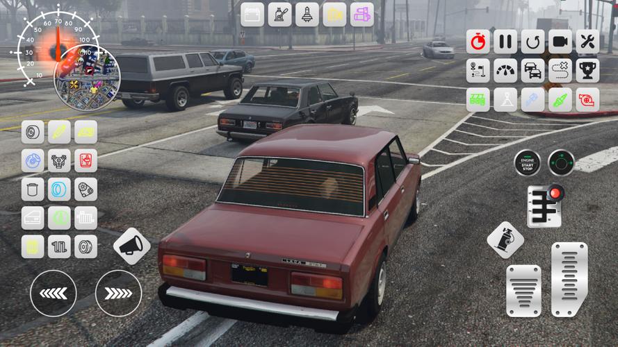 Lada 2107 Tuning Russian City Screenshot 3