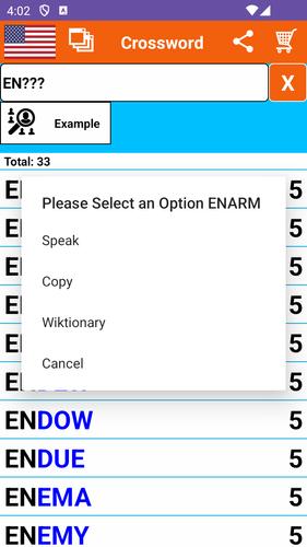 Screenshot Crossword Solver 3