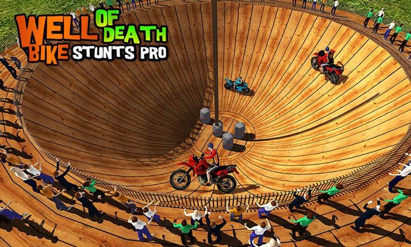 Well of Death Bike Stunts Ride captura de pantalla 3