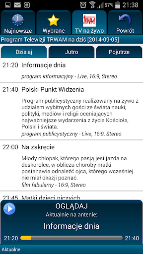 TV Trwam i Radio Maryja Polska स्क्रीनशॉट 3