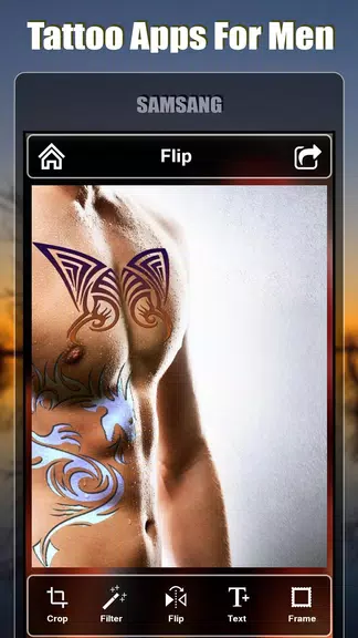 Tattoo design apps for men屏幕截圖1