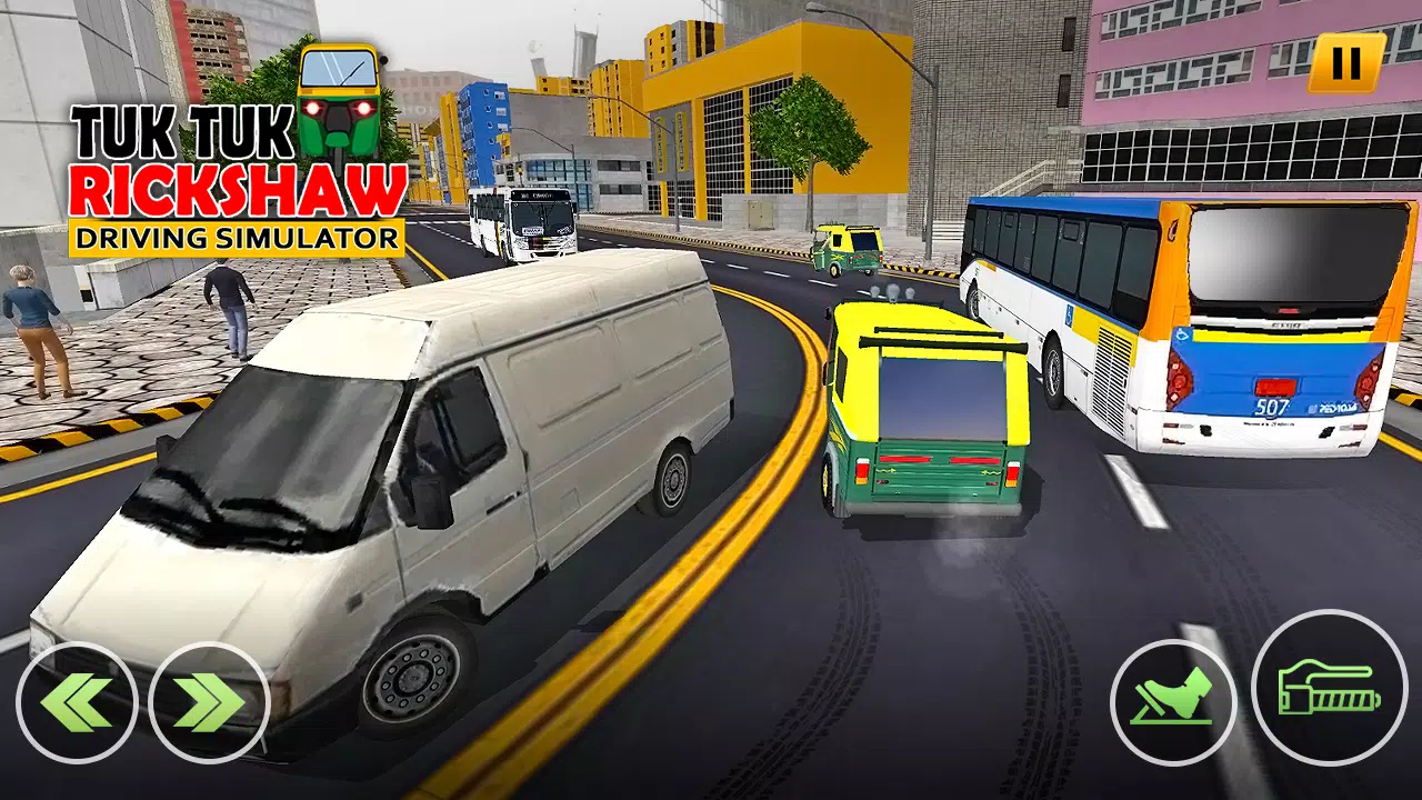 Tuk Tuk Rickshaw Auto Driving screenshot 3