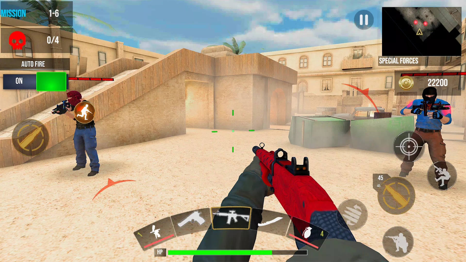 FPS Commando Strike 3D zrzut ekranu 1