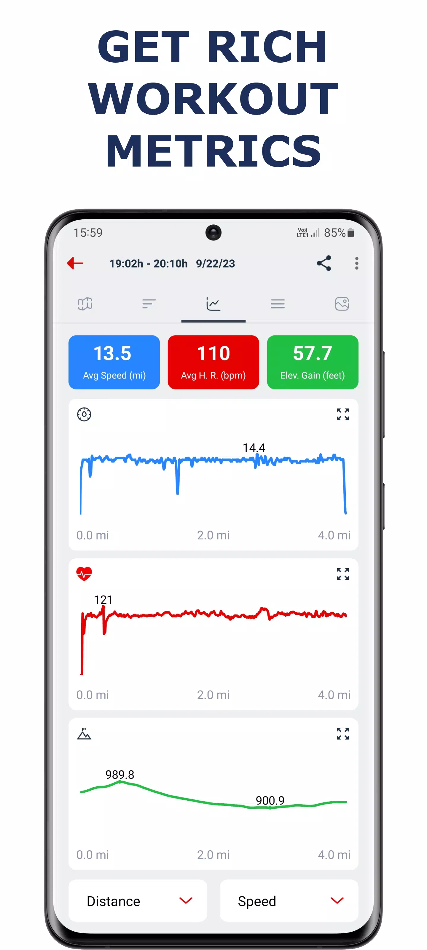 Cycling app - Bike Tracker屏幕截圖4