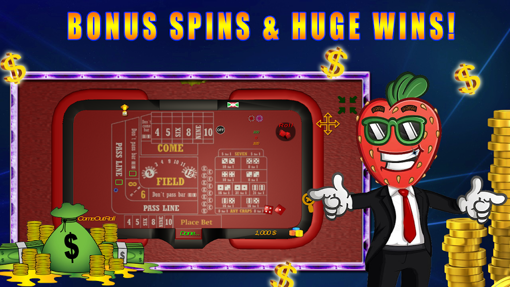 Virtuelles Casino - Craps Spiel Online स्क्रीनशॉट 1