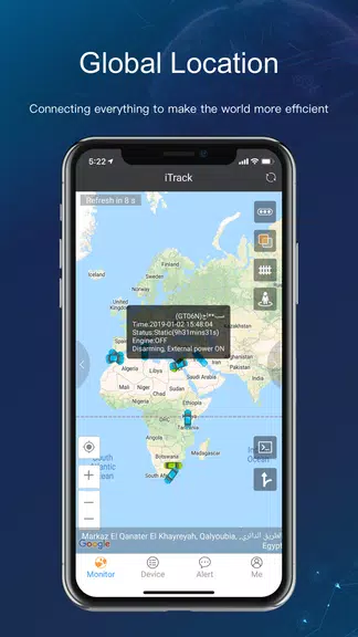 iTrack - GPS Tracking System Screenshot 1