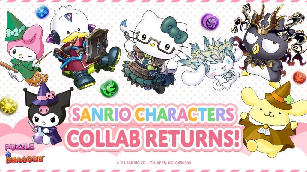 Puzzle & Dragons Melancarkan Kolab Baharu dengan Watak Sanrio