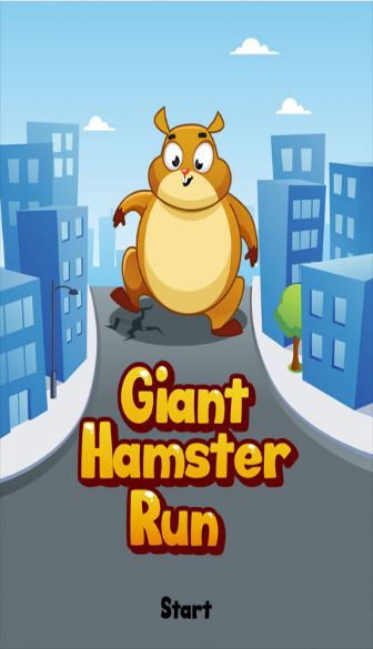 Giant Hamster Run ကိုဖန်သားပြင်1