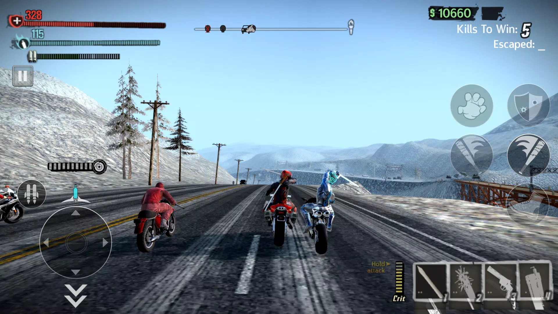 Road Redemption Mobile captura de pantalla 1