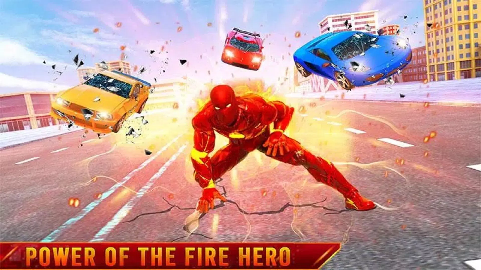 Fire Hero Robot Transform Game Schermafbeelding 3