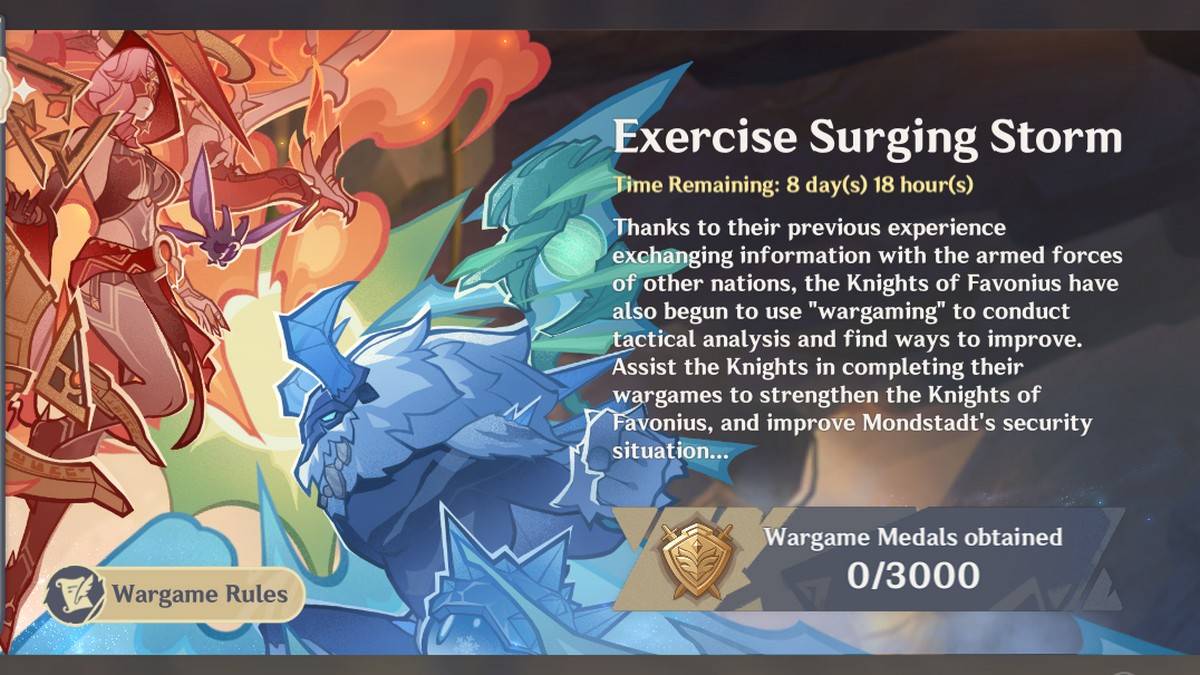 Genshin Impact Exercise Surging Storm Event Guide and Rewards