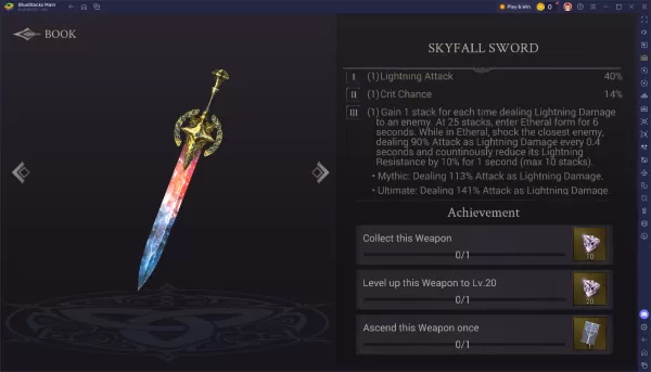 Top -Waffen für Shadow Hunter: Offline Game Guide und Builds