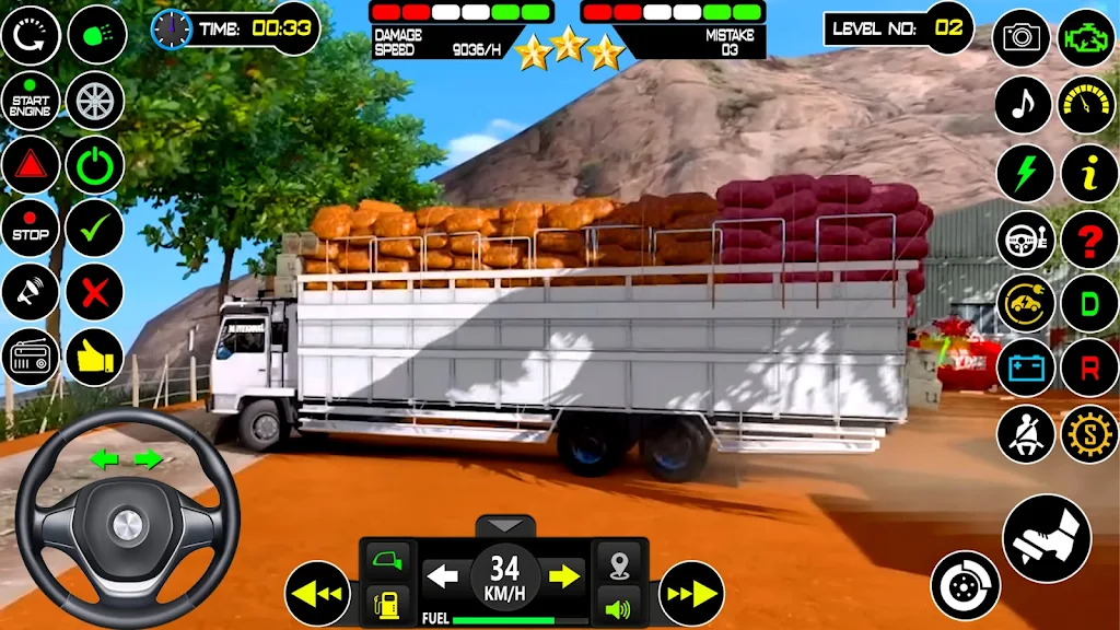 ภาพหน้าจอ US Mud Truck Transport Game 3D 3