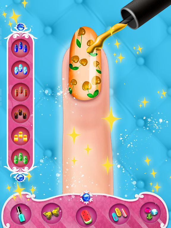 Fashion Nail Polish Salon Game Capture d’écran1