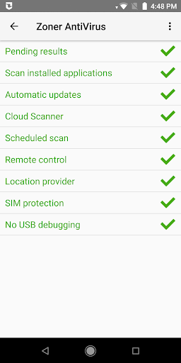 Zoner AntiVirus স্ক্রিনশট 2