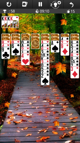 Solitaire zen earth edition スクリーンショット 1