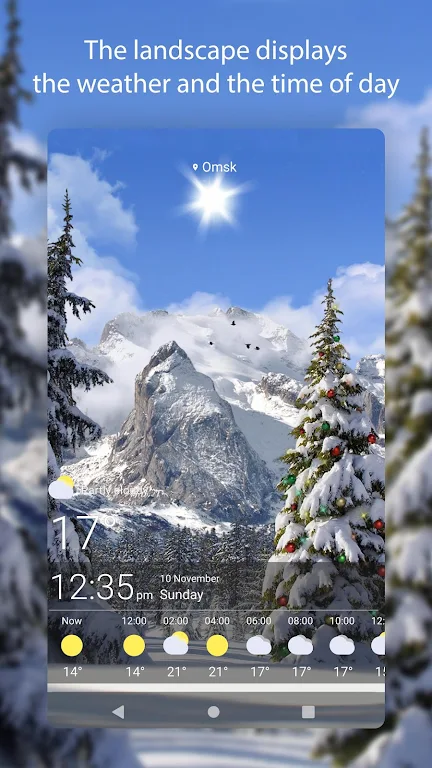 Weather Live Wallpapersスクリーンショット1