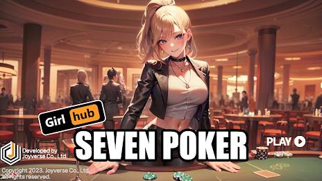 Girlhub Seven Poker स्क्रीनशॉट 1