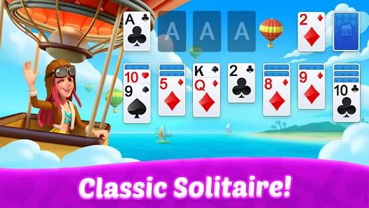 ภาพหน้าจอ Solitaire: Card Games Mod 1