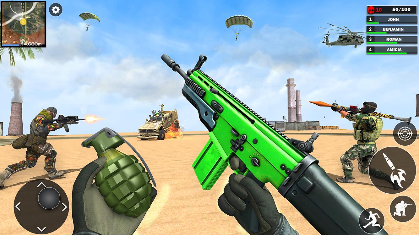 ภาพหน้าจอ Fps Shooting Attack: Gun Games 2