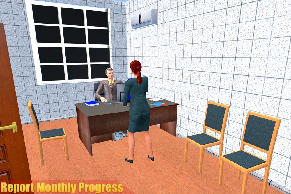 Virtual High School Teacher 3D Capture d’écran4