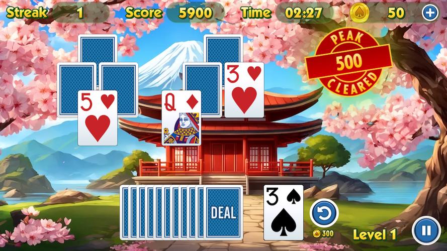 TriPeaks Solitaire Challenge Capture d’écran3
