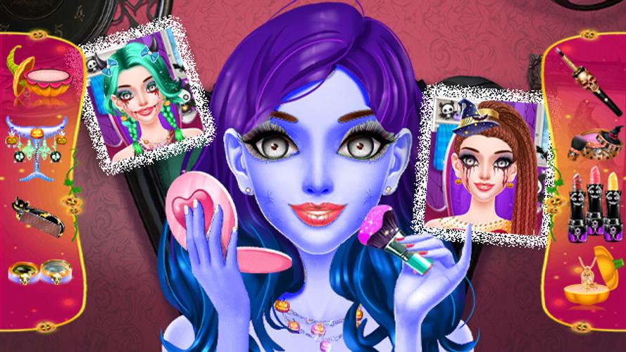 Halloween Makeup Salon Game Screenshot 2