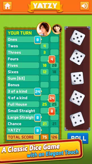 Yatzy Free screenshot 1