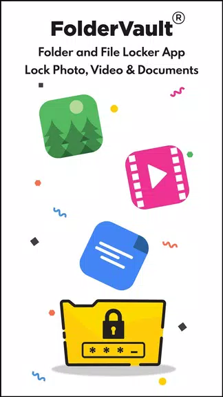 Folder, File & Gallery Locker экрана 1