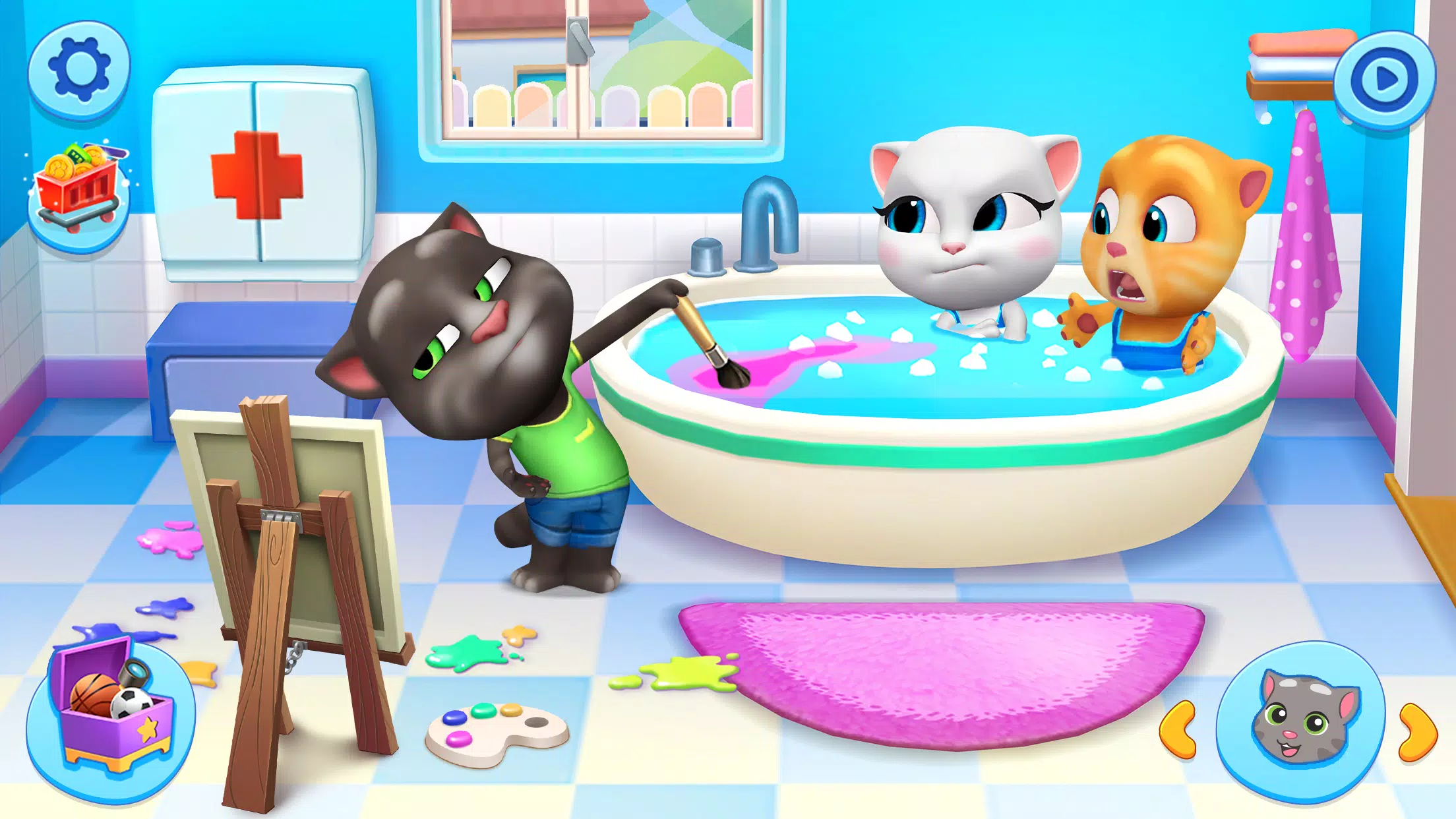 My Talking Tom Friends screenshot 1