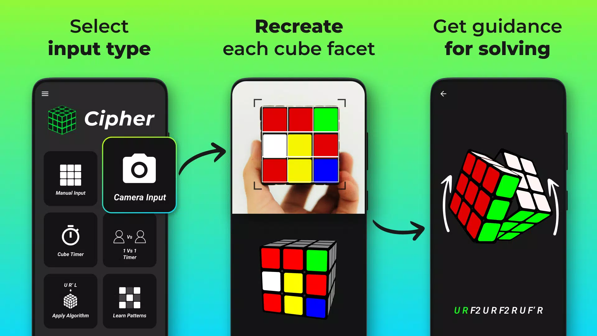 Cube Cipher - Würfel-Löser Screenshot 2