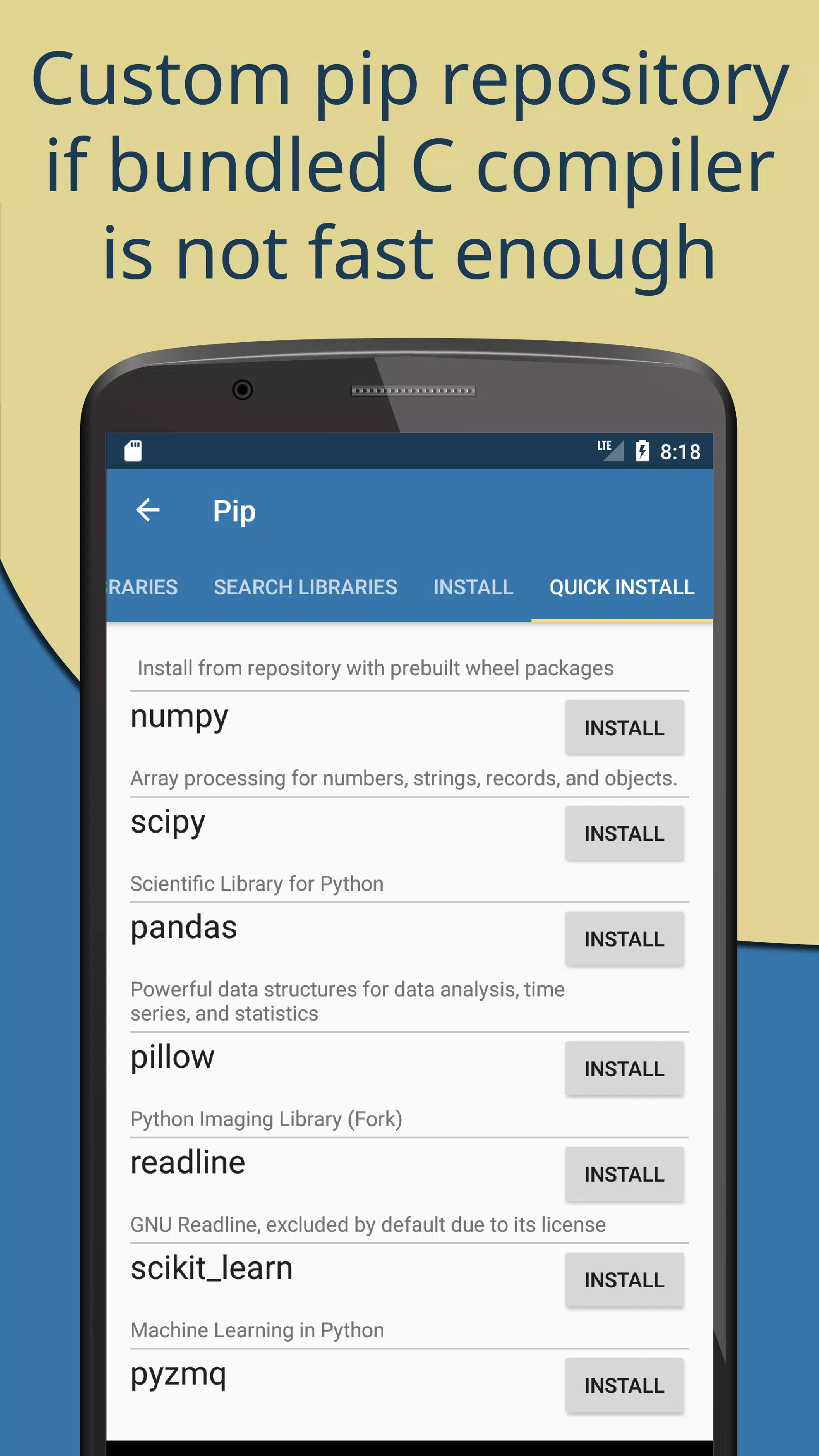 Pydroid 3 - IDE for Python 3 Screenshot 4