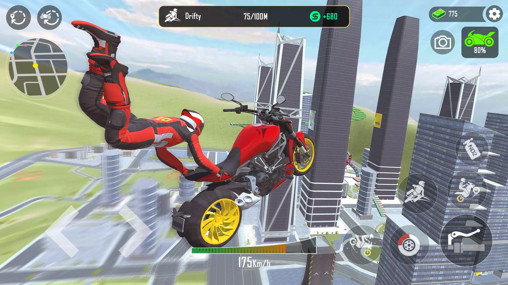 GT Moto Stunt 3D Screenshot 1