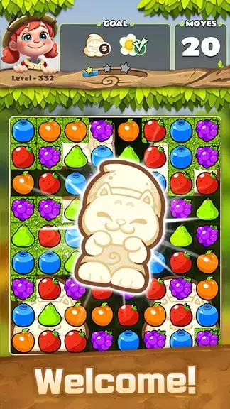 Fruits POP : Match 3 Puzzle Tangkapan skrin 1