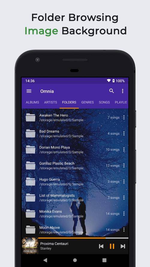 Omnia Music Player ภาพหน้าจอ 4