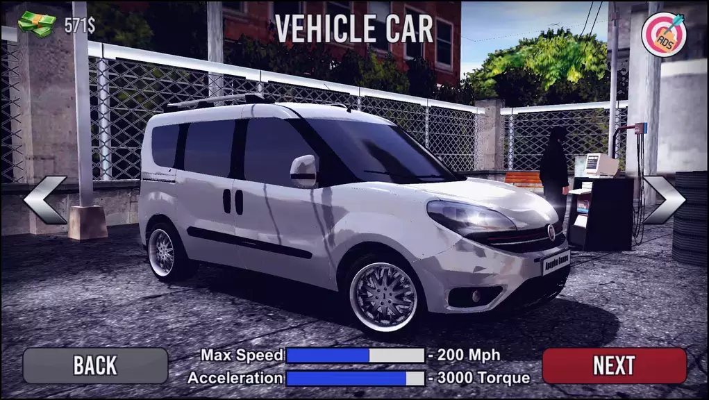 Doblo Drift Simulator Скриншот 1