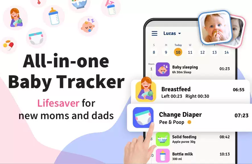 Baby Tracker - Breastfeeding ekran görüntüsü 1