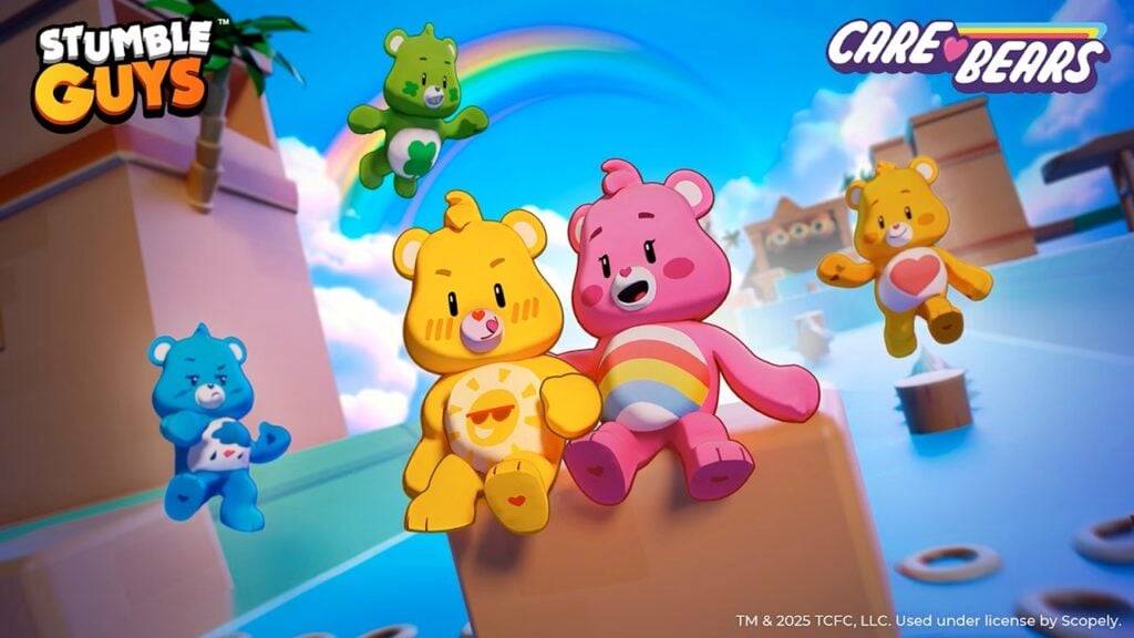 Valentine's Joy: Care Bears Stumble Guys'a katılın