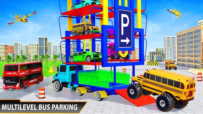 ภาพหน้าจอ City School Bus Driving Sim 3D 1